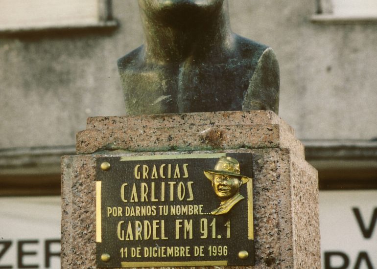 Carlos Gardel/ Denkmal/ Montevideo/Foto
